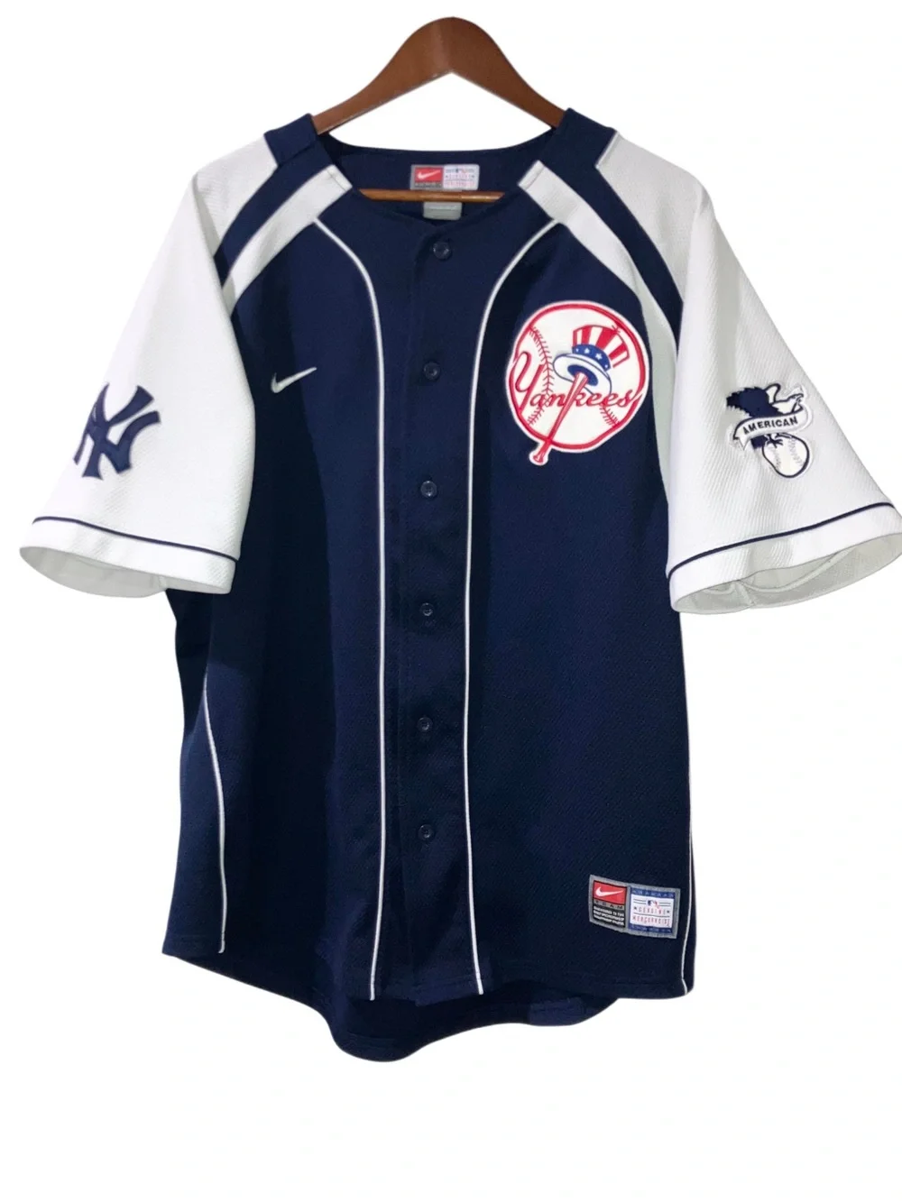 Nike New York Yankees MLB Team Genuine Merchandise Stitched Jersey Men Medium